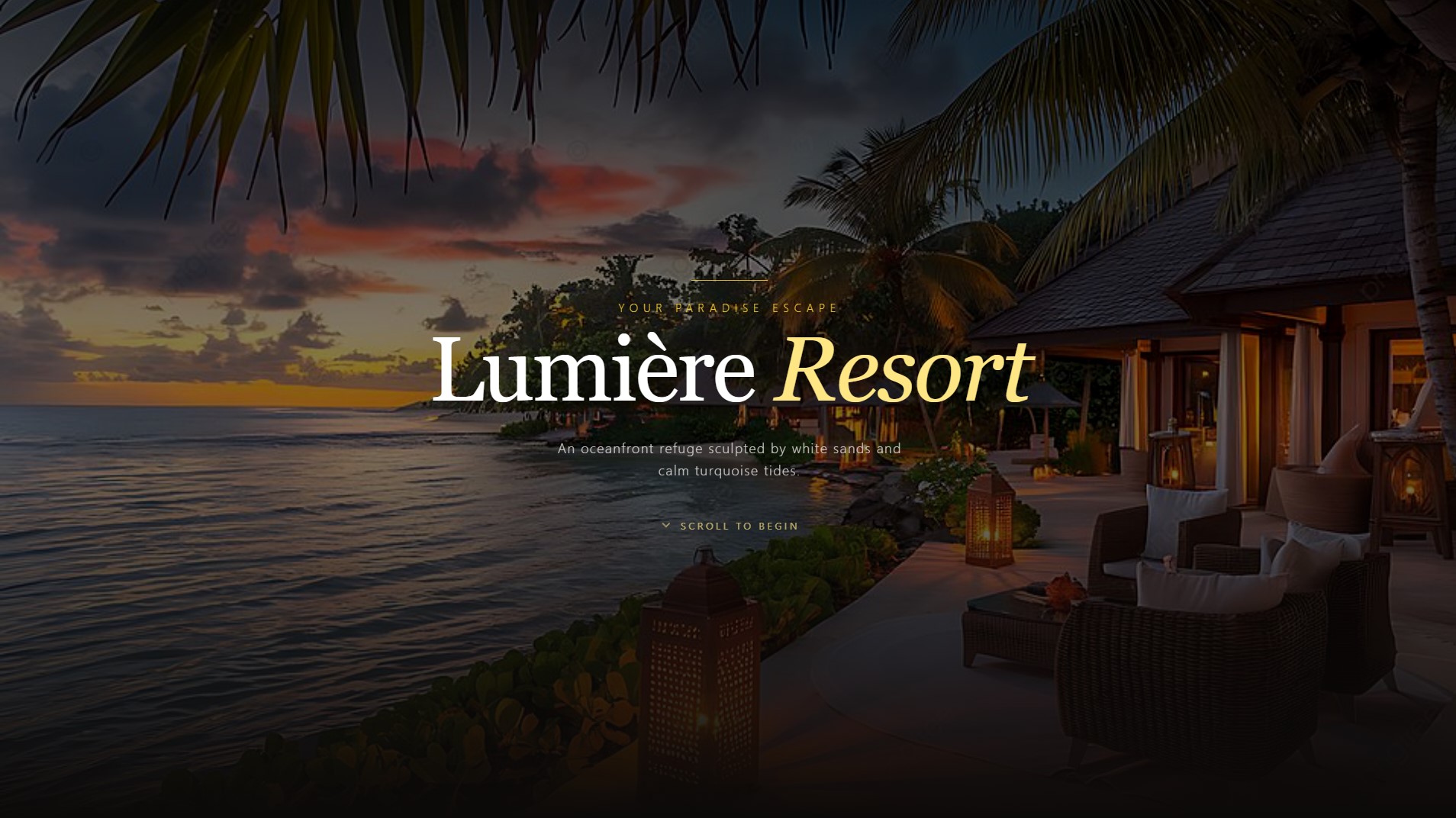 Lumiere Resort Slide 1